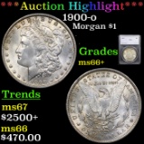 ***Auction Highlight*** 1900-o Morgan Dollar $1 Graded ms66+ By SEGS (fc)