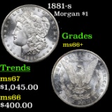 1881-s Morgan Dollar $1 Grades GEM++ Unc