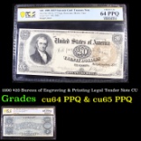 PCGS 1890 $20 Bureau of Engraving & Printing Legal Tender Note CU Graded cu64 PPQ By PCGS