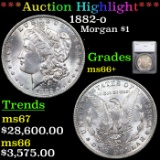 ***Auction Highlight*** 1882-o Morgan Dollar $1 Graded ms66+ By SEGS (fc)