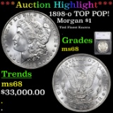 ***Auction Highlight*** 1898-o TOP POP! Morgan Dollar $1 Graded ms68 By SEGS (fc)