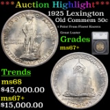 ***Auction Highlight*** 1925 Lexington Old Commem Half Dollar 50c Graded ms67+ By SEGS (fc)