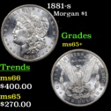 1881-s Morgan Dollar $1 Grades GEM+ Unc