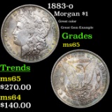 1883-o Morgan Dollar $1 Grades GEM Unc