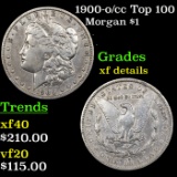 1900-o/cc Top 100 Morgan Dollar $1 Grades xf details