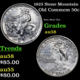 1925 Stone Mountain Old Commem Half Dollar 50c Grades Choice AU/BU Slider