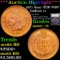 ***Auction Highlight*** 1871 Near TOP POP! Indian Cent 1c Graded Gem+ Unc RB By USCG (fc)