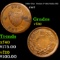 1863 Our Union F-201/832a R3 Civil War Token 1c Grades vf++