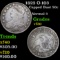 1823 O-103 Capped Bust Half Dollar 50c Grades vf++