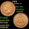 1866 Indian Cent 1c Grades Select Unc BN