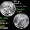 1923-p Peace Dollar $1 Grades Choice+ Unc