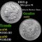 1892-p Morgan Dollar $1 Grades Choice AU