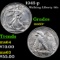 1943-p Walking Liberty Half Dollar 50c Grades Select+ Unc