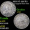 1825 O-111 R3 Capped Bust Half Dollar 50c Grades xf+