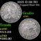 1825 O-111 R3 Capped Bust Half Dollar 50c Grades xf+