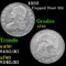 1833 Capped Bust Half Dollar 50c Grades xf+