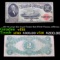 1917 $2 Large Size Legal Tender Note FR-60 Thomas Jefferson Grades vf++