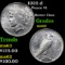 1922-d Peace Dollar $1 Grades Select Unc