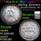 ***Auction Highlight*** 1853-p Arrows Seated Liberty Dime 10c Graded ms63+ By SEGS (fc)