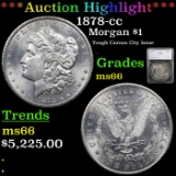 ***Auction Highlight*** 1878-cc Morgan Dollar $1 Graded ms66 By SEGS (fc)