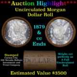 ***Auction Highlight*** 1879 & CC Uncirculated Morgan Dollar Shotgun Roll (fc)