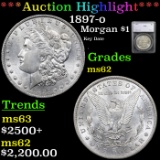 ***Auction Highlight*** 1897-o Morgan Dollar $1 Graded ms62 By SEGS (fc)