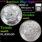 ***Auction Highlight*** 1890-o Morgan Dollar $1 Graded ms65 By SEGS (fc)
