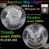 ***Auction Highlight*** 1884-o Morgan Dollar $1 Graded ms65 DMPL By SEGS (fc)