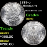 1879-o Morgan Dollar $1 Grades Select Unc