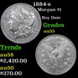 1884-s Morgan Dollar $1 Grades Choice AU