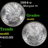 1884-o Morgan Dollar $1 Grades GEM+ Unc