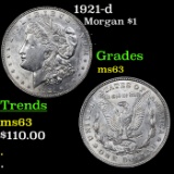 1921-d Morgan Dollar $1 Grades Select Unc