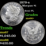 1879-s Morgan Dollar $1 Grades GEM++ Unc