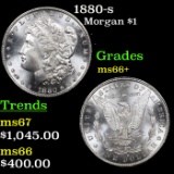 1880-s Morgan Dollar $1 Grades GEM++ Unc