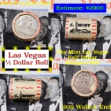 ***Auction Highlight*** Old Casino 50c Roll $10 Halves Las Vegas Casino The Mint 1939 Walker & 1950