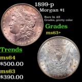 1899-p Morgan Dollar $1 Grades Select+ Unc