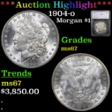 ***Auction Highlight*** 1904-o Morgan Dollar $1 Graded ms67 By SEGS (fc)