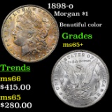 1898-o Morgan Dollar $1 Grades GEM+ Unc