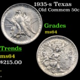 1935-s Texas Old Commem Half Dollar 50c Grades Choice Unc