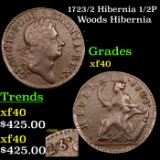 1723/2 Hibernia 1/2P Grades xf