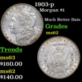 1903-p Morgan Dollar $1 Grades Select Unc