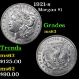 1921-s Morgan Dollar $1 Grades Select Unc