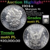 ***Auction Highlight*** 1904-s Morgan Dollar $1 Graded ms65 PL By SEGS (fc)