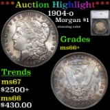 ***Auction Highlight*** 1904-o Morgan Dollar $1 Graded ms66+ By SEGS (fc)