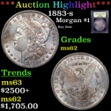 ***Auction Highlight*** 1883-s Morgan Dollar $1 Graded Select Unc By USCG (fc)