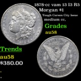 1878-cc vam 13 I3 R5 Morgan Dollar $1 Grades Choice AU/BU Slider