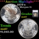 ***Auction Highlight*** 1879-s Morgan Dollar $1 Graded ms67 By SEGS (fc)