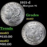 1921-d Morgan Dollar $1 Grades Select Unc