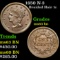 1850 N-3 Braided Hair Large Cent 1c Grades Select Unc BN