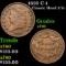 1835 C-1 Classic Head half cent 1/2c Grades xf